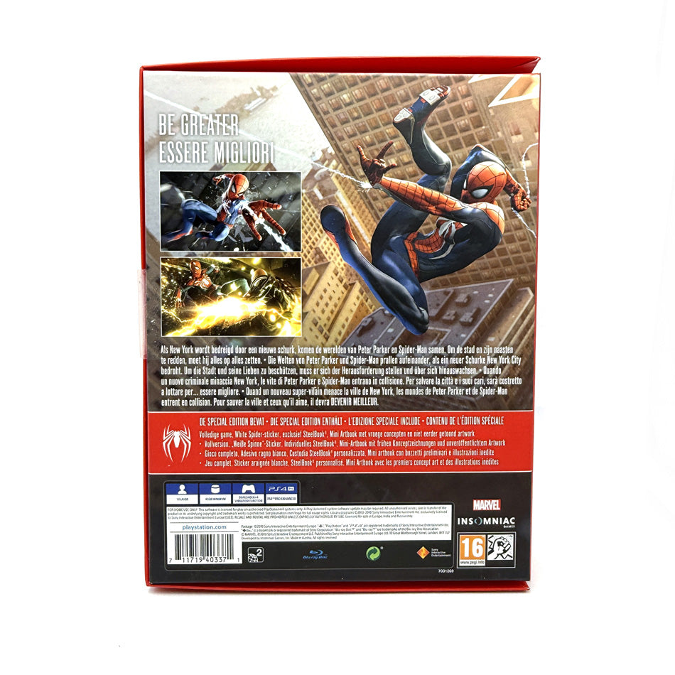 Marvel Spider-Man Playstation 4 Special Edition