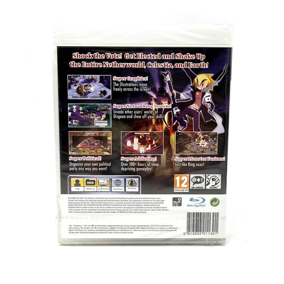 Disgaea 4 A Promise Unforgotten Playstation 3 (Neuf sous blister)