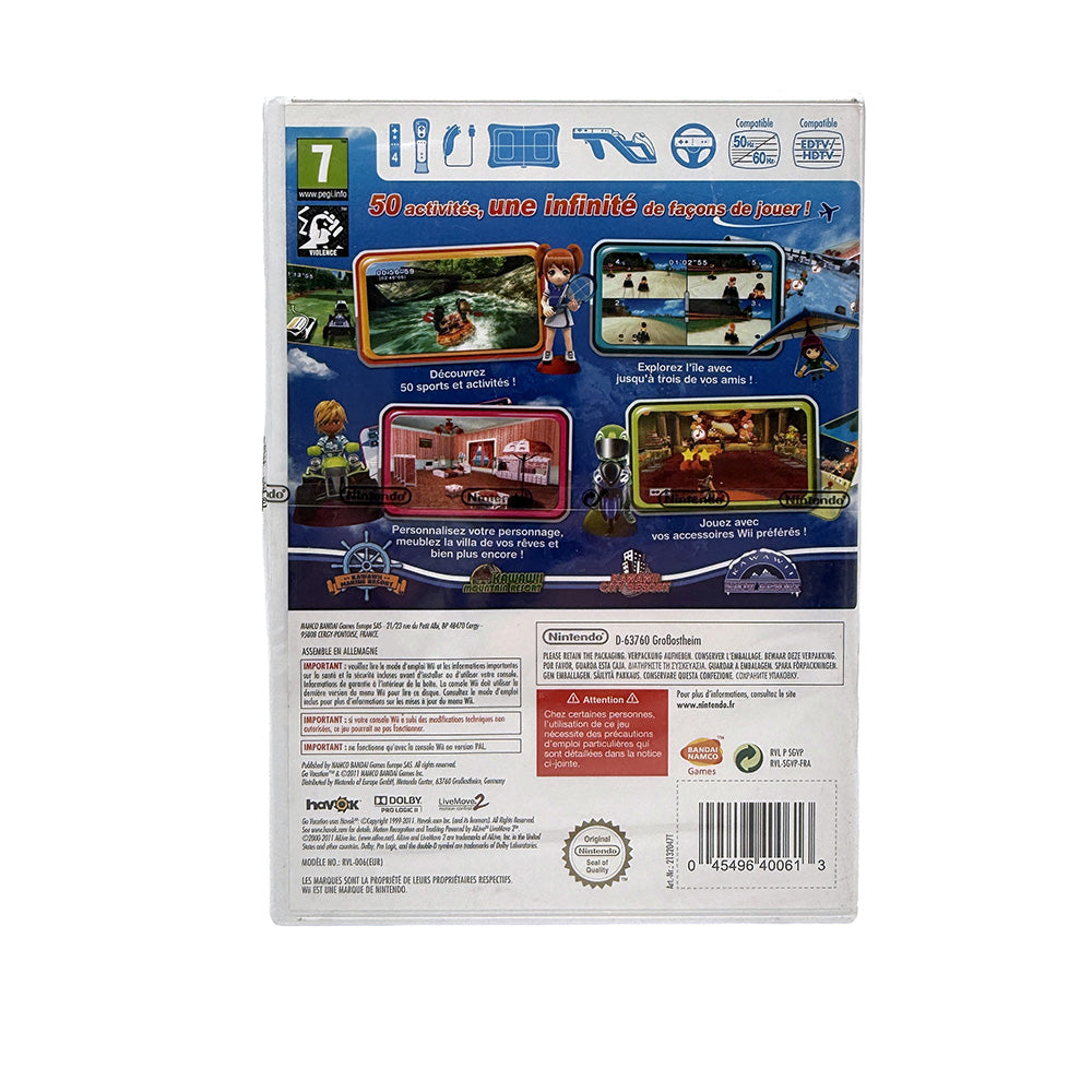 Go Vacation Nintendo Wii (Neuf sous blister)