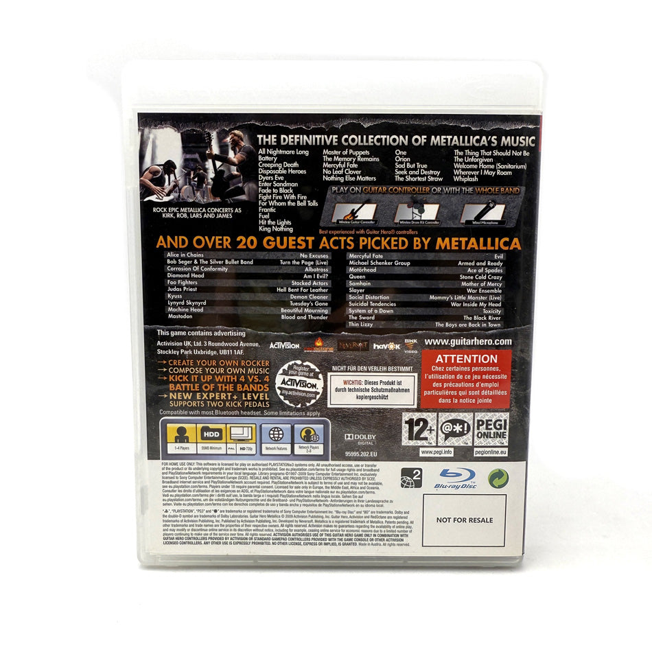 Guitar Hero Metallica Playstation 3