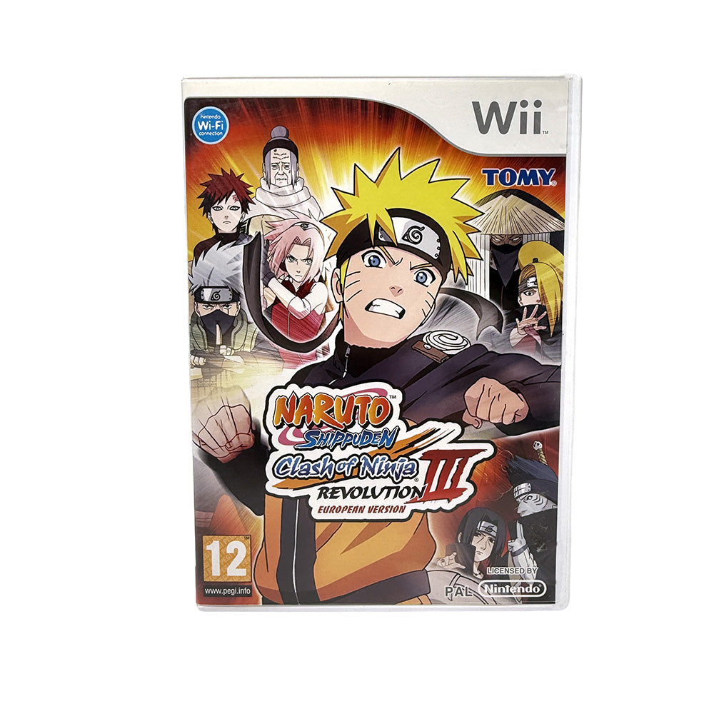 Naruto Shippuden Clash of Ninja Revolution 3 Nintendo Wii