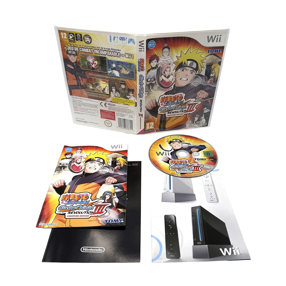 Naruto Shippuden Clash of Ninja Revolution 3 Nintendo Wii