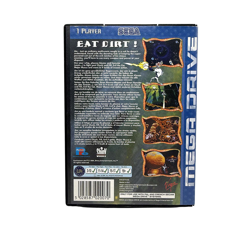Earthworm Jim Sega Megadrive