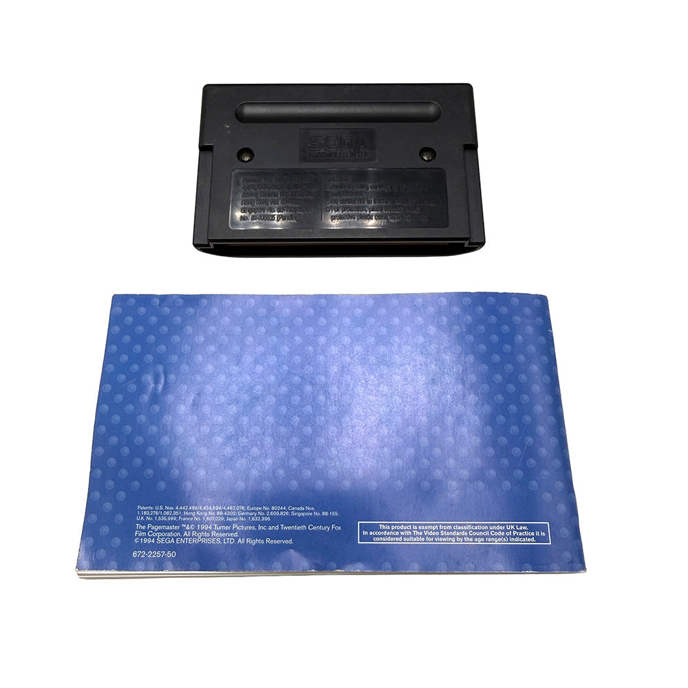 The Pagemaster Sega Megadrive