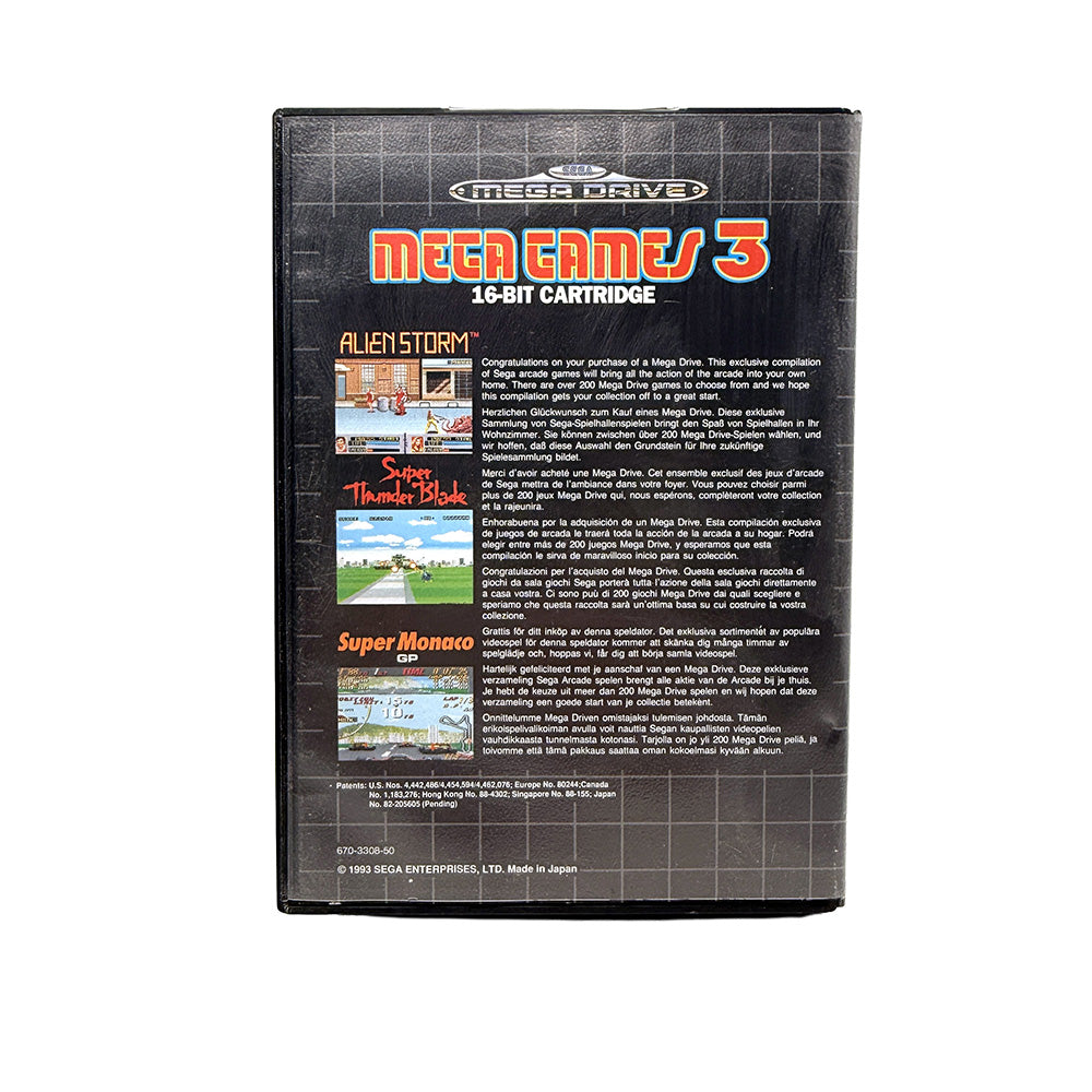 Mega Games 3 Sega Megadrive