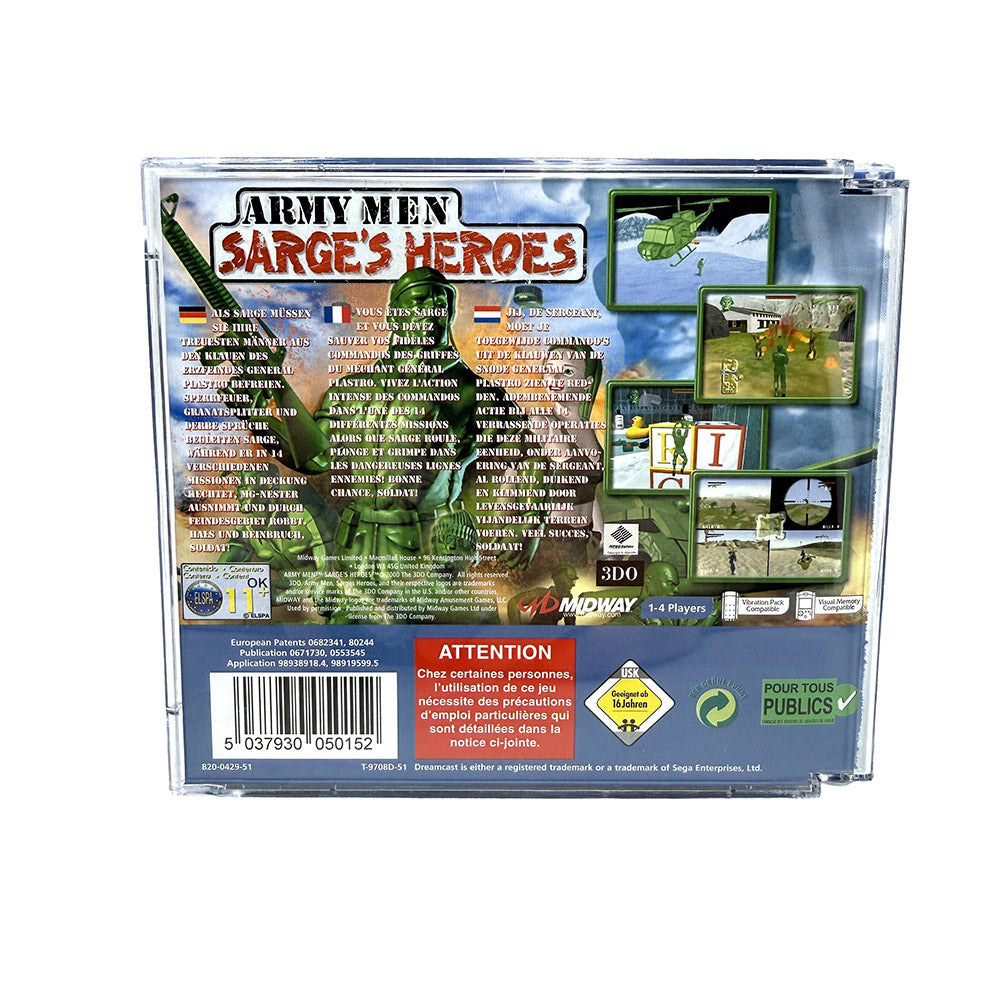 Army Men Sarge's Heroes Sega Dreamcast
