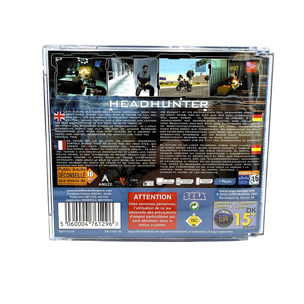Headhunter Sega Dreamcast