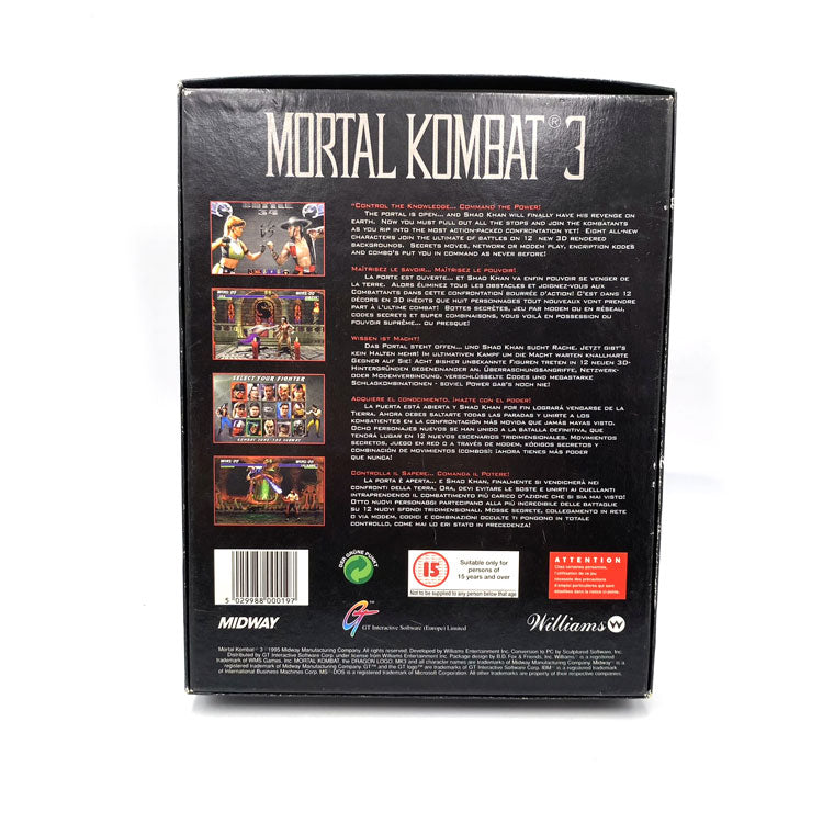 Mortal Kombat 3 PC Big Box