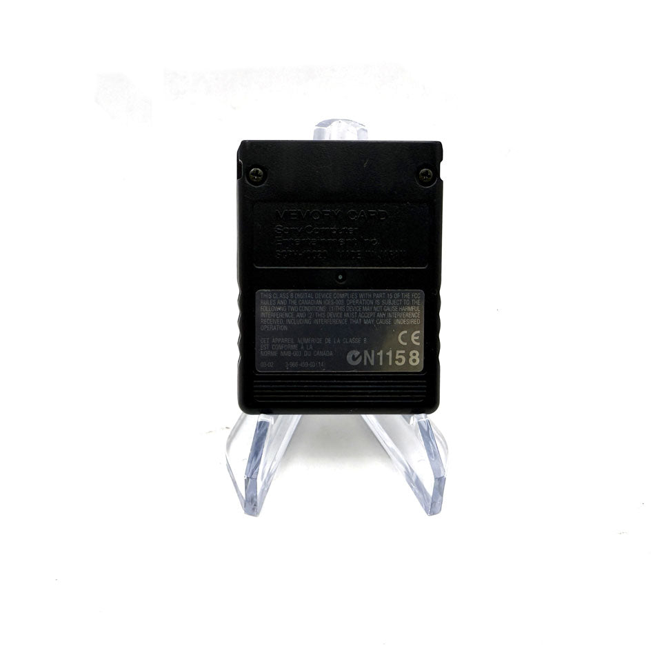 Carte Mémoire 8Mo Sony PS2 Officielle – Bleu Transparent – Pour PlayStation 2