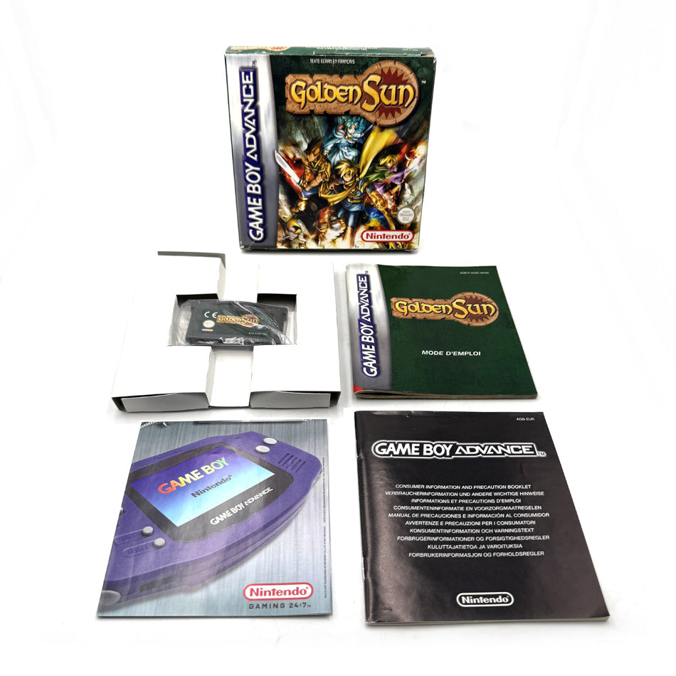 GOLDEN SUN VERSION FRA Nintendo Game boy Advance GBA 100% authentic EUR GOLDEN SUN VERSION FRA Nintendo Game boy Advance GBA 100% authentic EUR