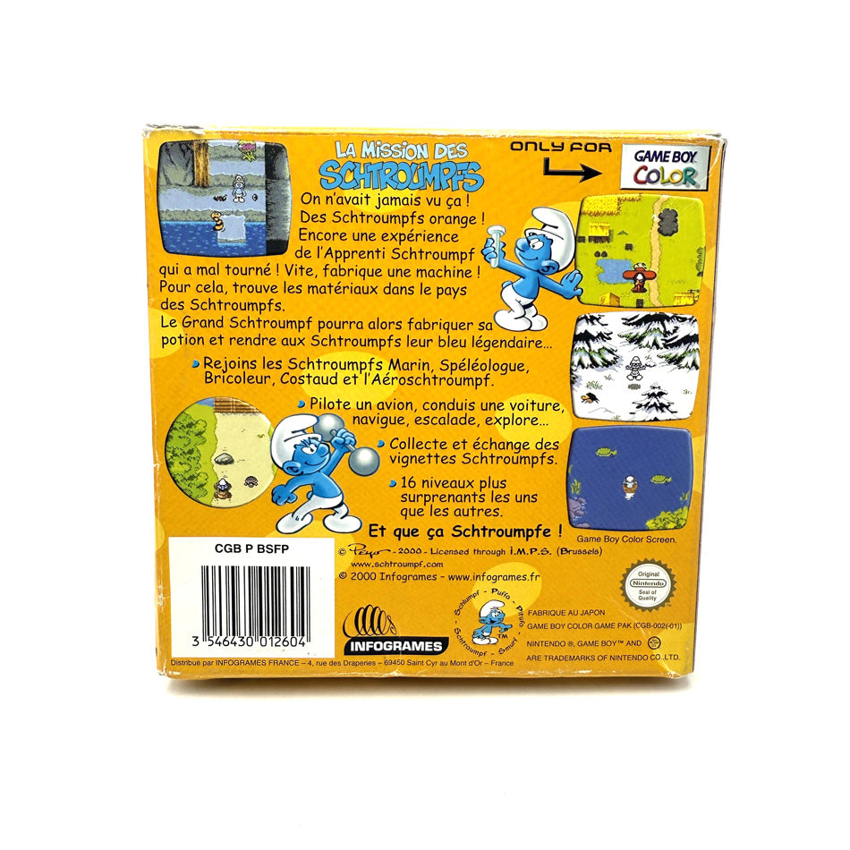 La Mission Des Schtroumpfs Nintendo Game Boy Color 