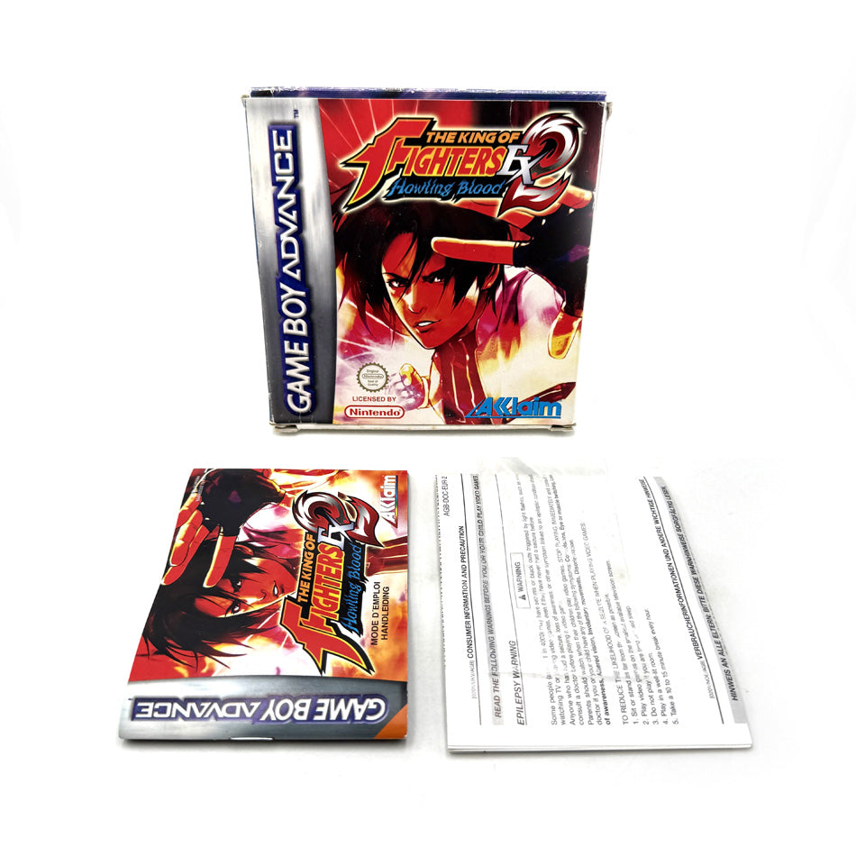 Boite et notices King Of Fighters Ex 2 Howling Blood Nintendo Game Boy Advance