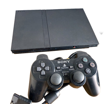 Console Playstation 2 Slim Black (SCPH-77004) + GTA Vice City Stories