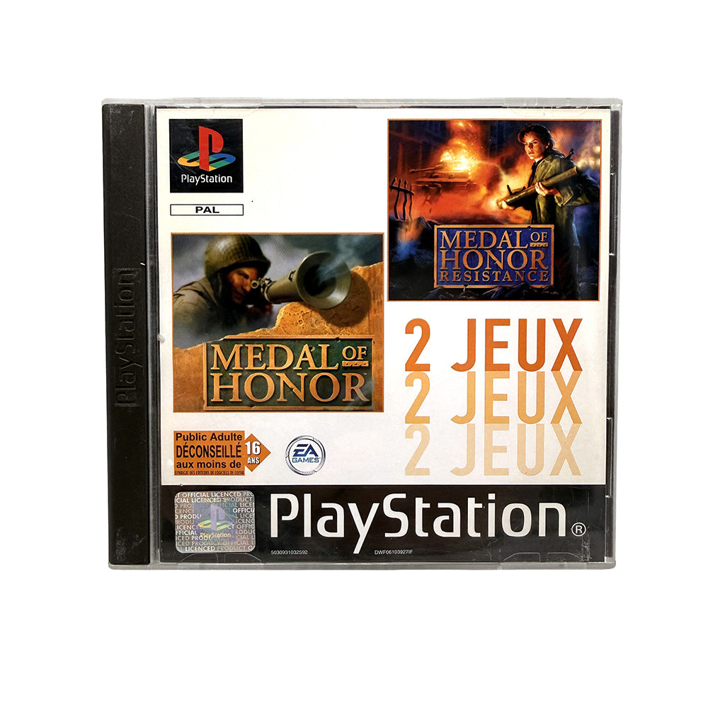 Medal Of Honor + Medal Of Honor Resistance Playstation 1 (Double Pack)