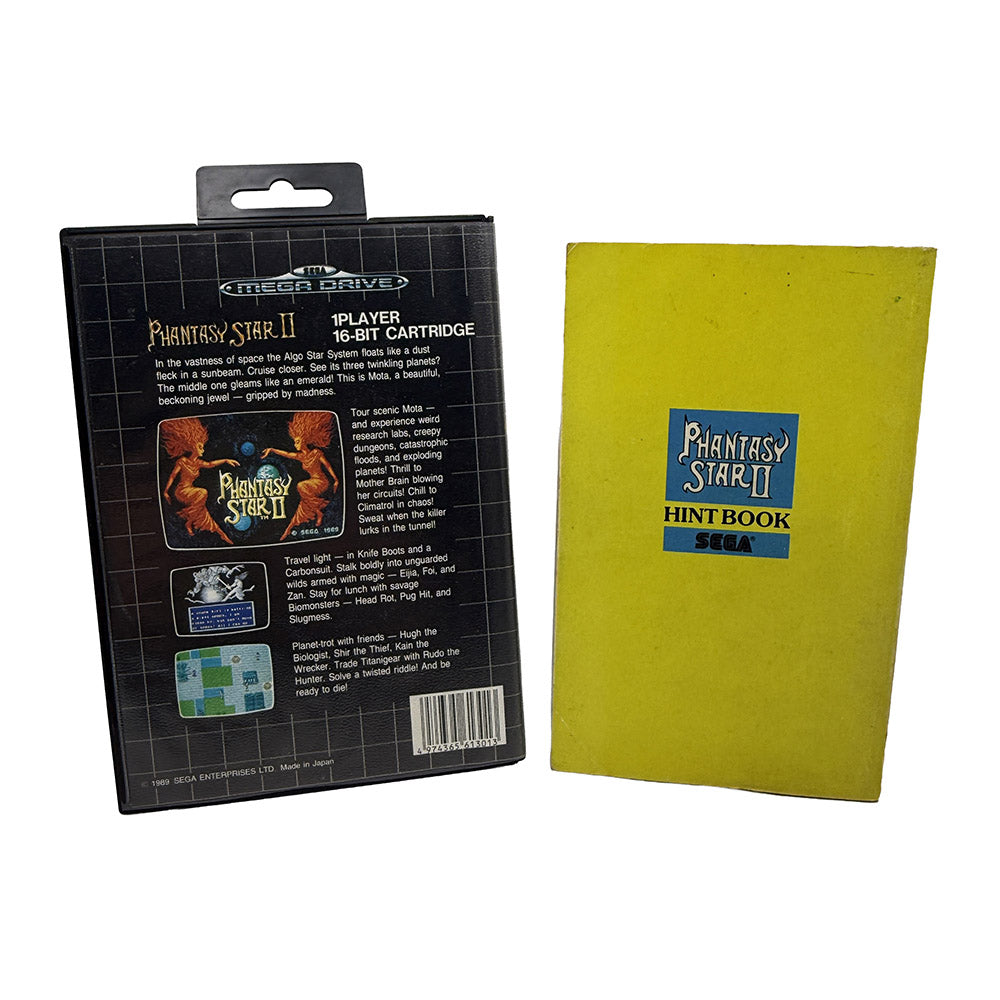 Phantasy Star II Sega Megadrive + Hint Book