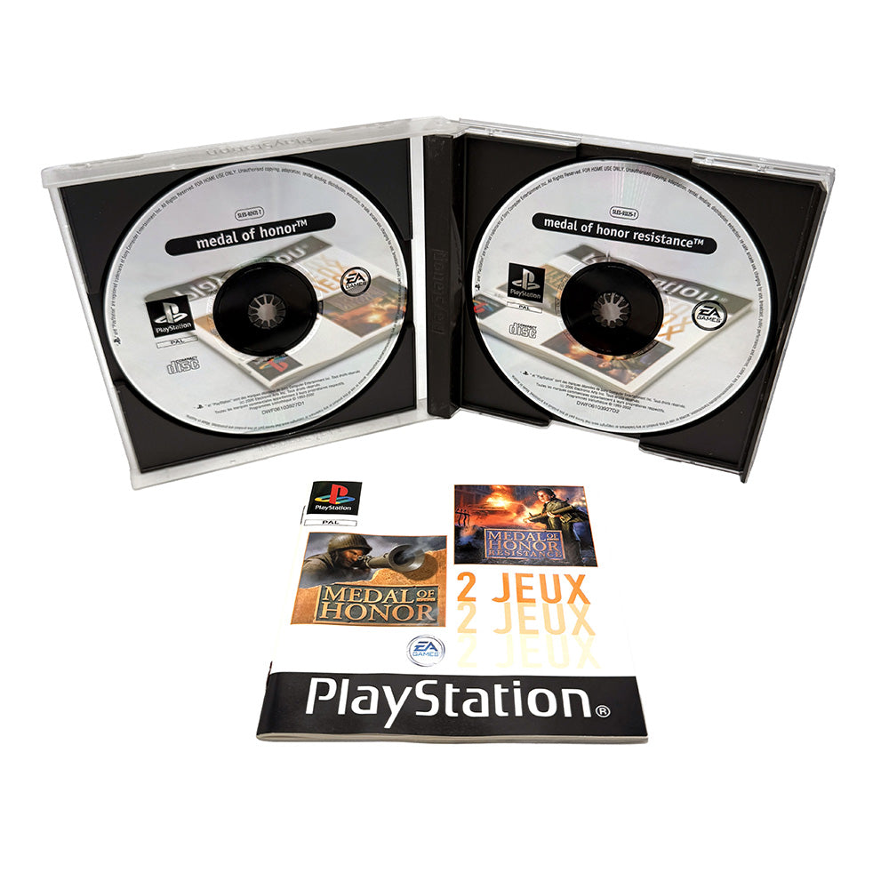 Medal Of Honor + Medal Of Honor Resistance Playstation 1 (Double Pack)