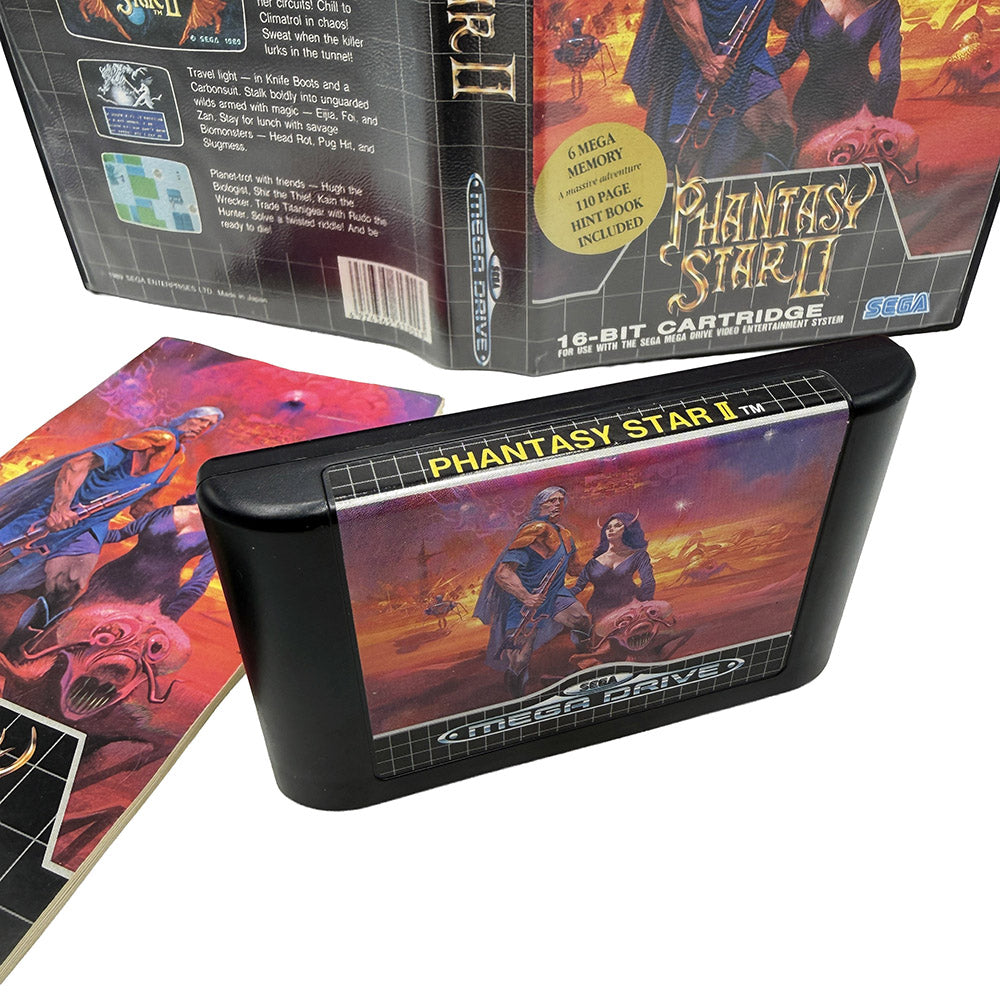 Phantasy Star II Sega Megadrive + Hint Book