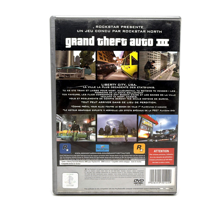 GTA III Playstation 2 (Grand Theft Auto)