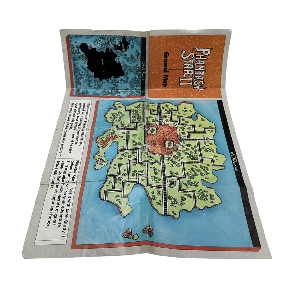 Phantasy Star II Sega Megadrive + Hint Book