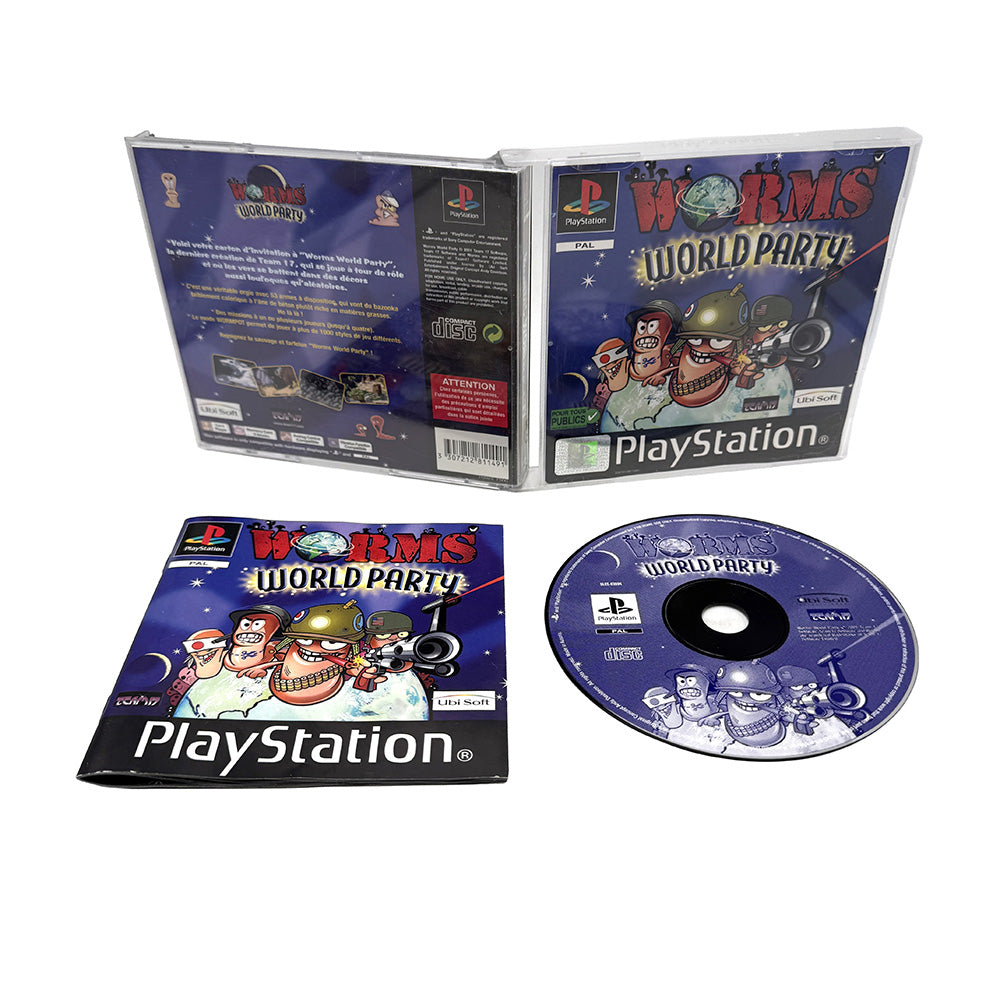 Worms World Party Playstation 1