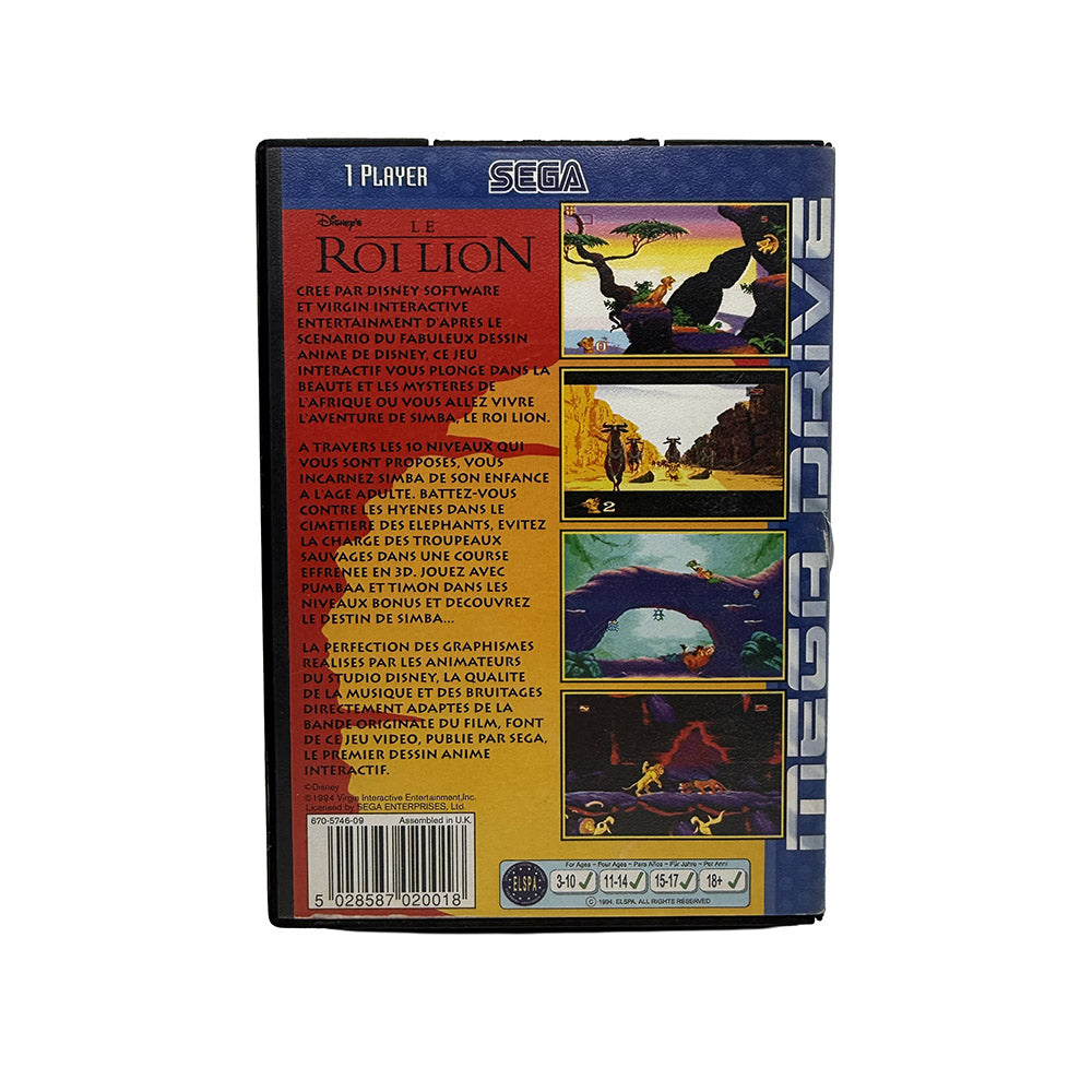 Le Roi Lion Sega Megadrive