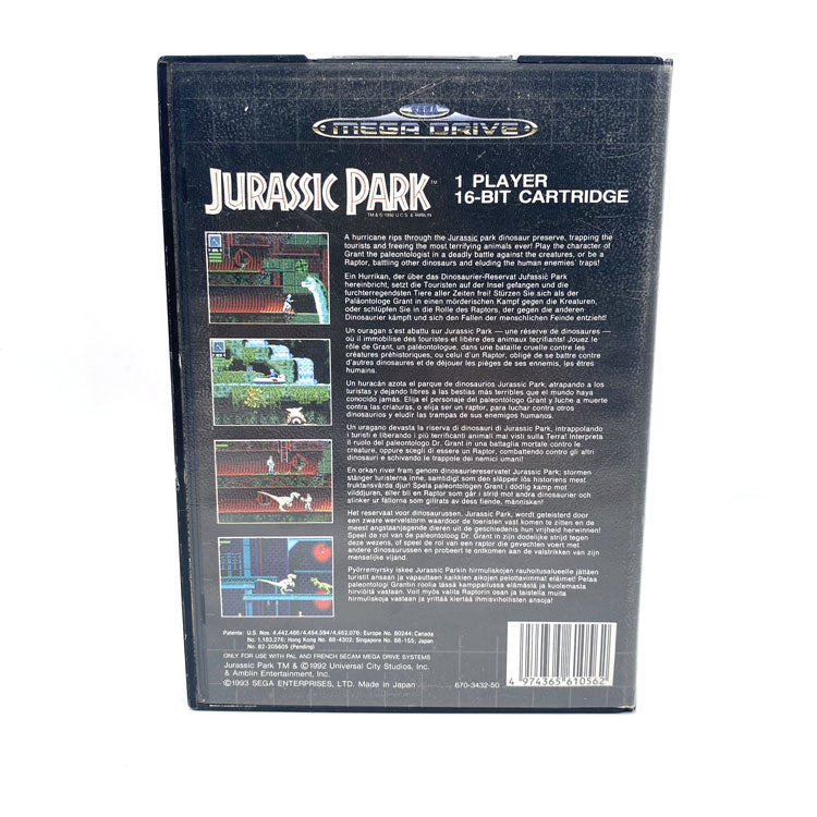 Jurassic Park Sega Megadrive