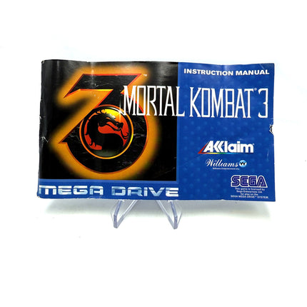 Notice Mortal Kombat 3 Sega Megadrive