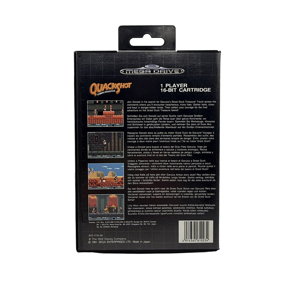 QuackShot Starring Donald Duck Sega Megadrive