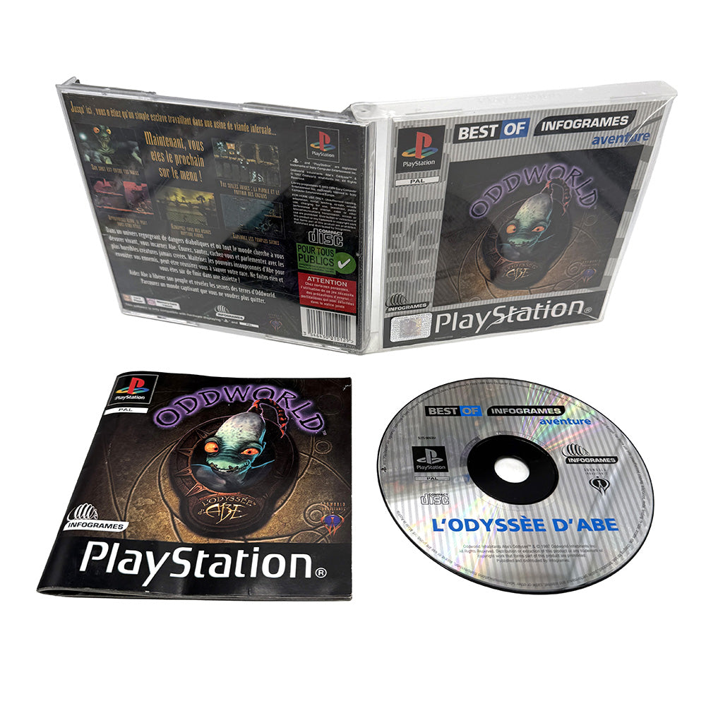 Oddworld L'Odyssée d'Abe Playstation 1 (Best Of Infogrames)