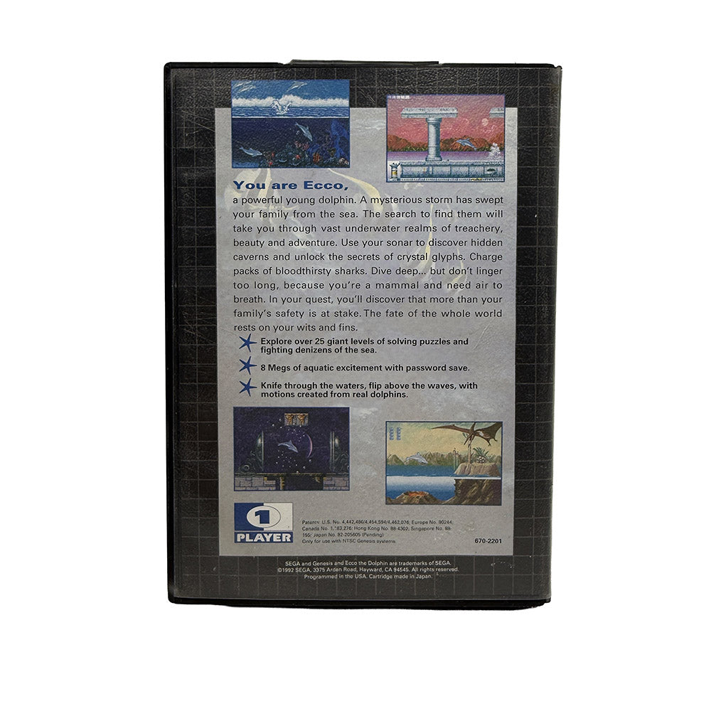Ecco The Dolphin Sega Genesis (Sega Megadrive)