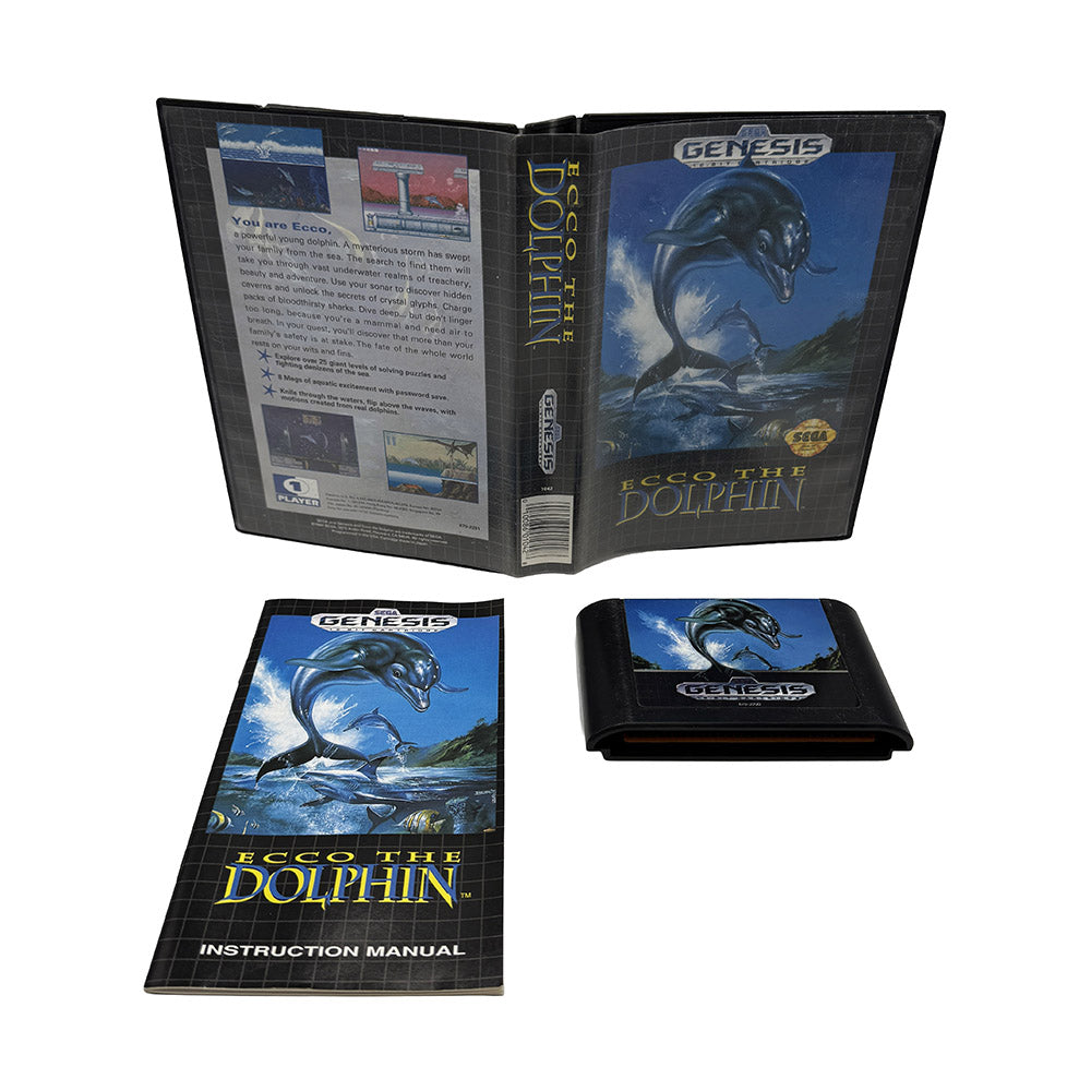 Ecco The Dolphin Sega Genesis (Sega Megadrive)