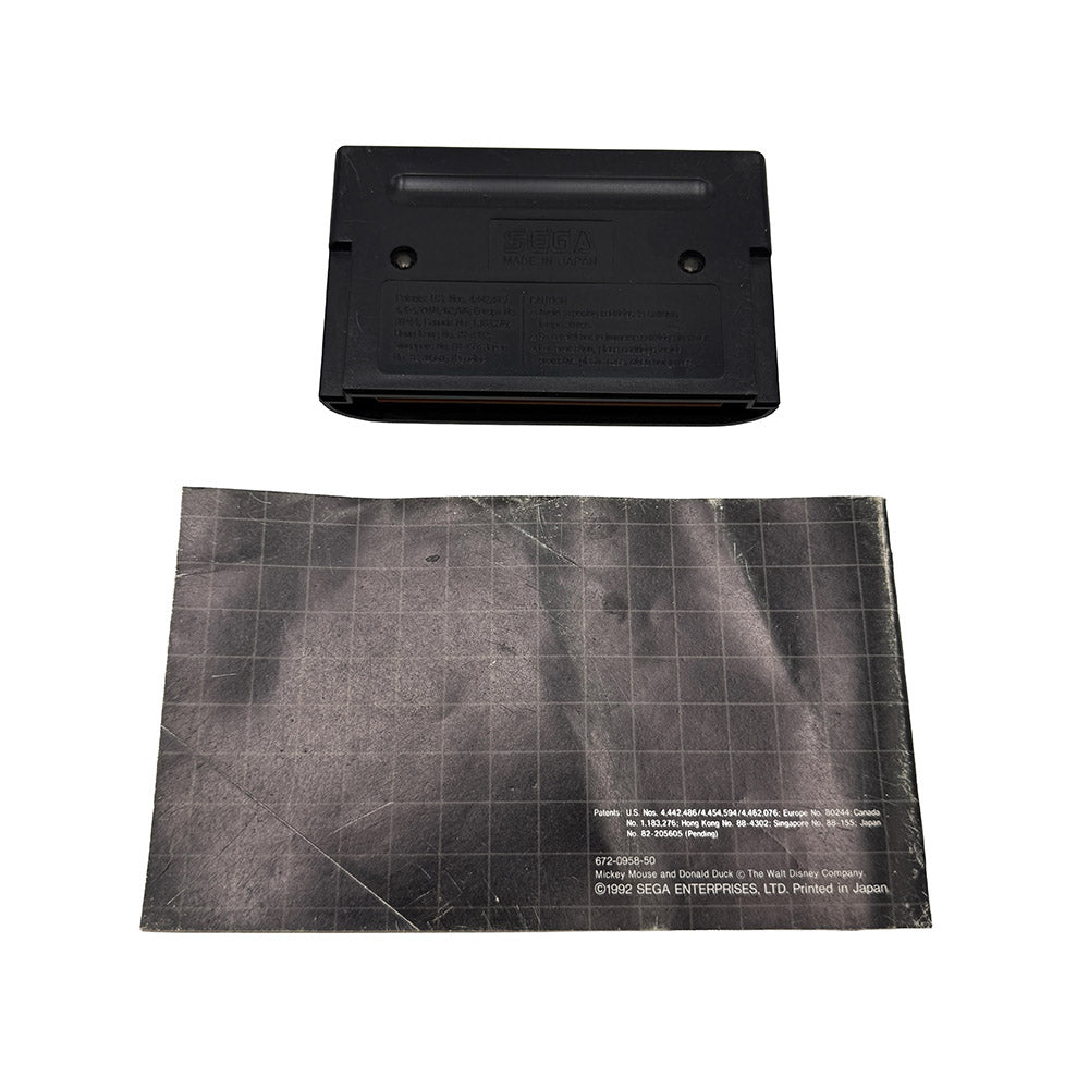 World of Illusion Starring Mickey Mouse and Donald Duck Sega Megadrive