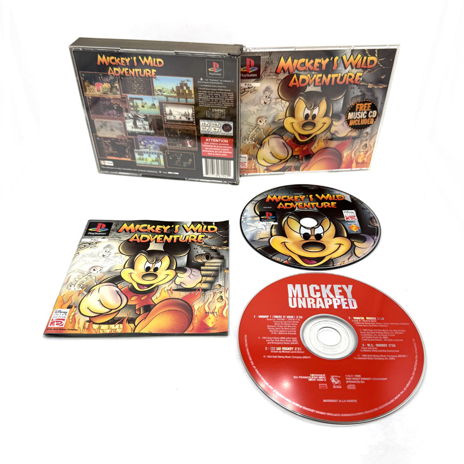 Mickey's Wild Aventure Playstation 1 Big Box (RARE)
