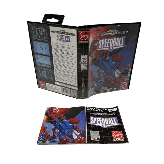 Boite et notice Speedball 2 Sega Megadrive