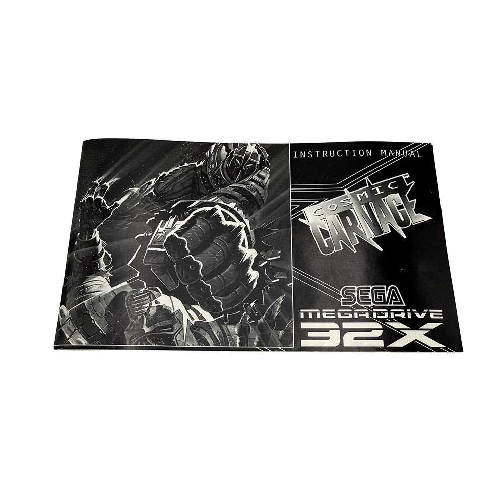 Notice Cosmic Carnage Sega 32X