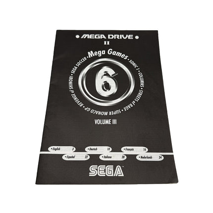 Livret d'instructions / Manuel Mega Games 6 Vol. 3 Sega Mega Drive II