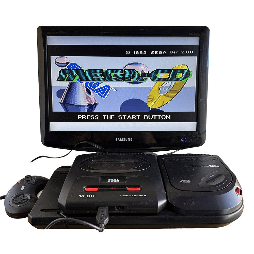 Console Sega Megadrive II + Mega-CD II