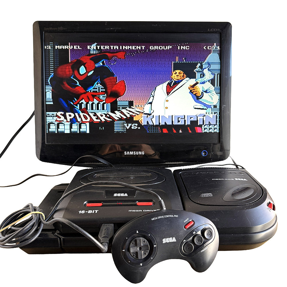 Console Sega Megadrive II + Mega-CD II