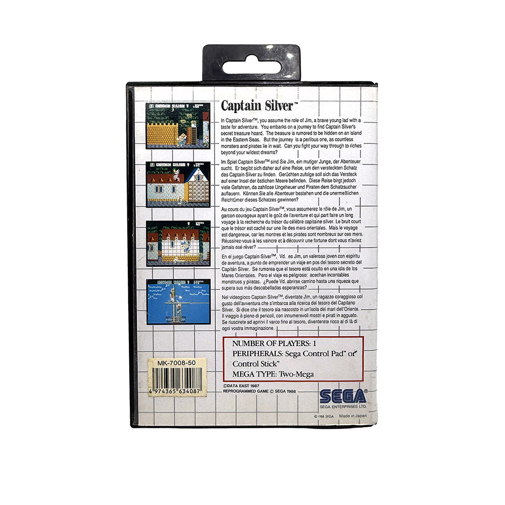 Captain Silver Sega Master System