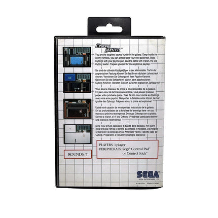 Cyborg Hunter Sega Master System