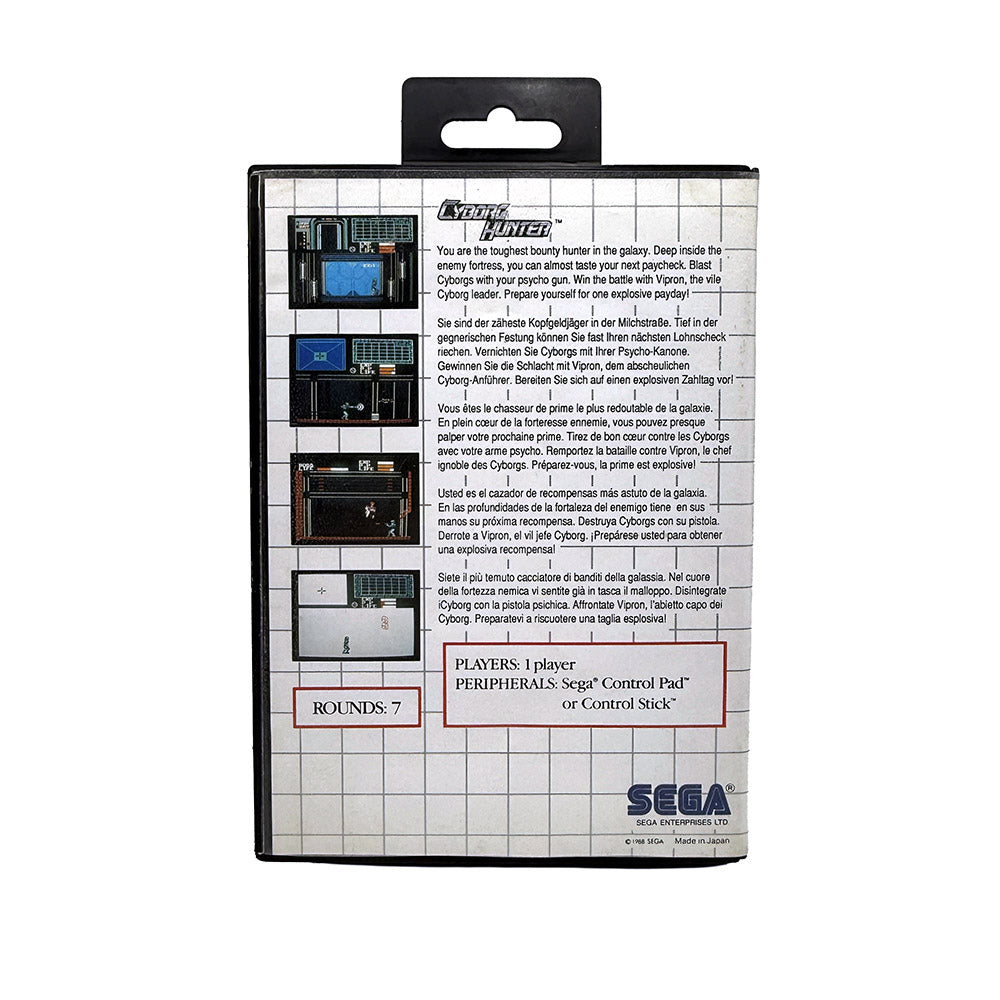 Cyborg Hunter Sega Master System