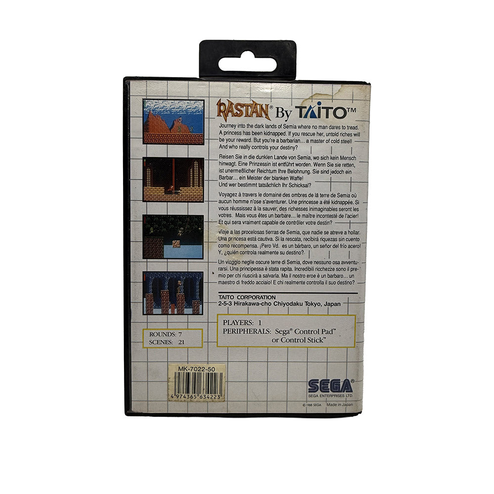 Rastan Sega Master System