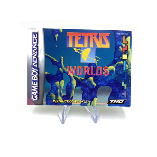 Notice Tetris Worlds Nintendo Game Boy Advance