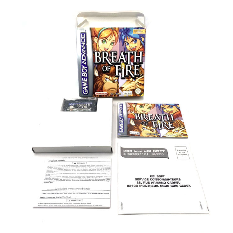 Breath Of Fire Nintendo Game Boy Advance