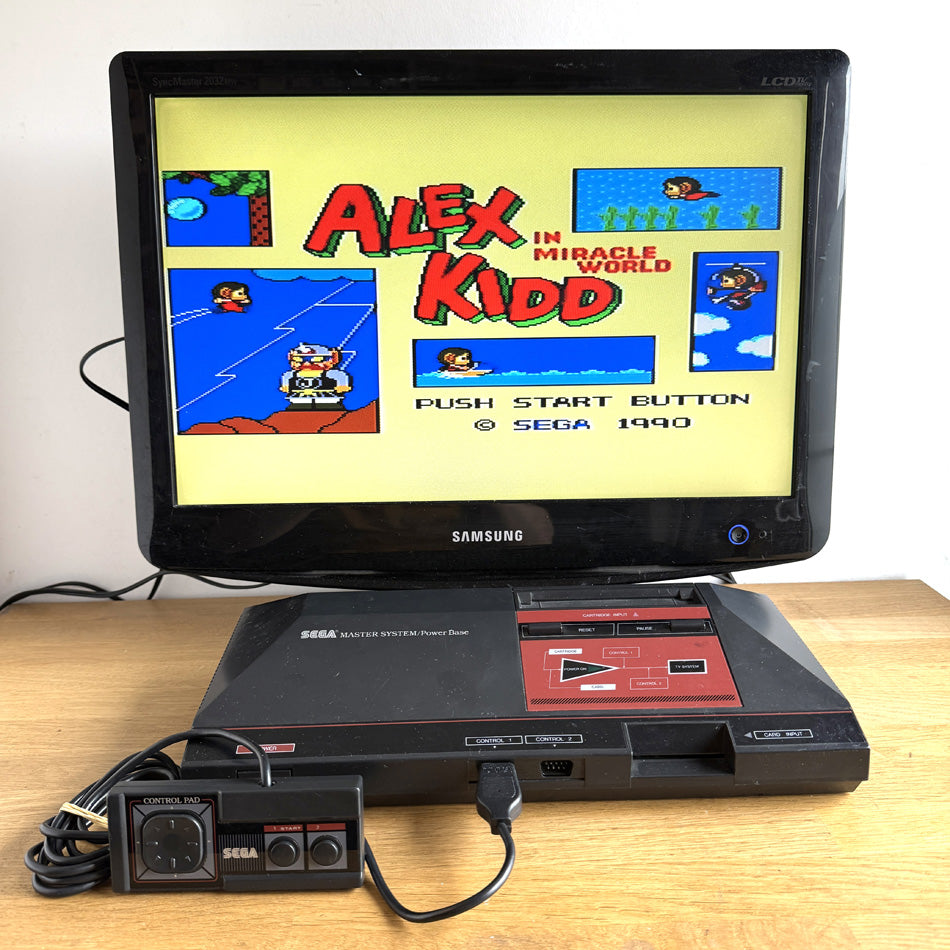 Sega Master System console with controller – Retromania