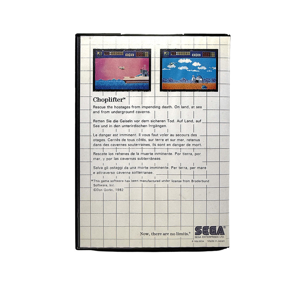 Choplifter Sega Master System