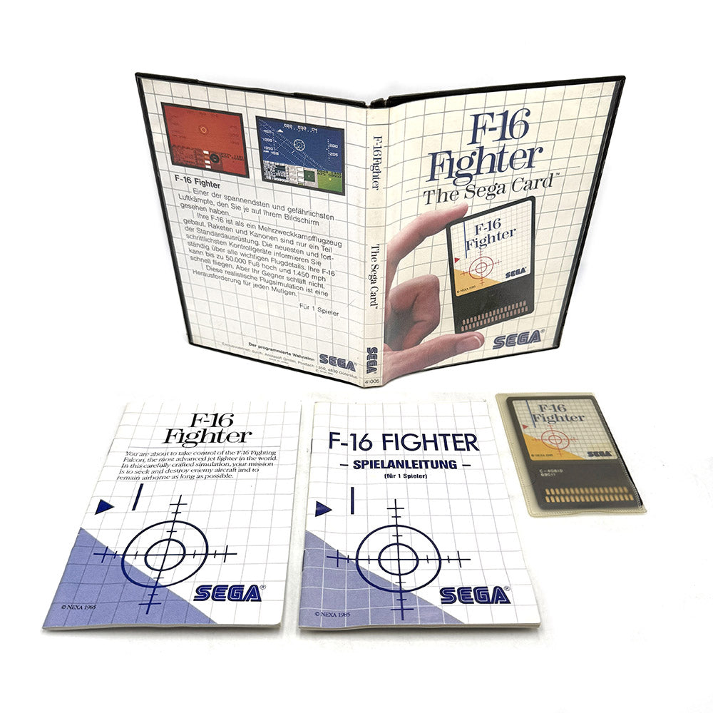 F-16 Fighter The Sega Card Sega Master System