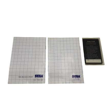 F-16 Fighter The Sega Card Sega Master System