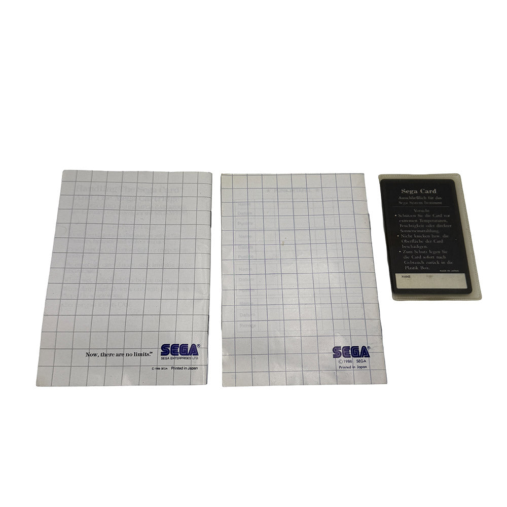 F-16 Fighter The Sega Card Sega Master System