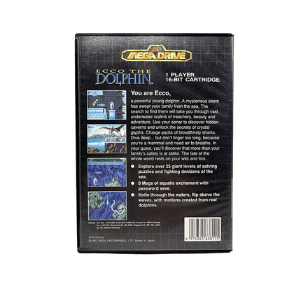 Ecco The Dolphin Sega Megadrive (PAL Asia)